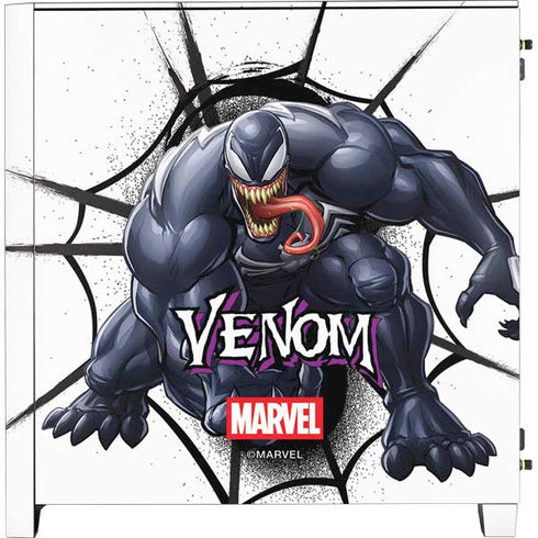 Marvel Venom Reaching Forward Corsair 4000D Tempered Glass Mid-Tower ATX Case Skin